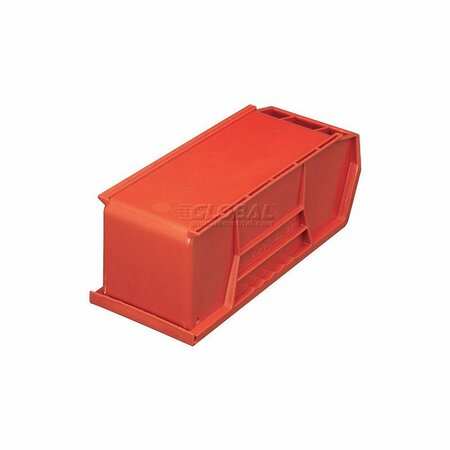 Global Industrial Storage Bin, Plastic, 4 in H, Red 269688RD